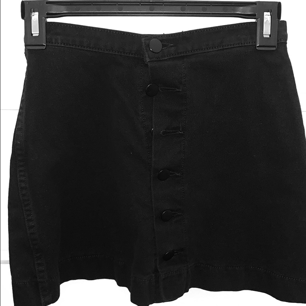 Button-up Jean Skirt